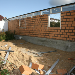 Agrandissement terrasse pour espace de jeu pour enfants Dugny